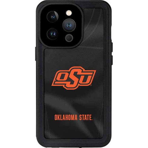 Oklahoma State University Black Jersey iPhone 15 Pro Waterproof Case